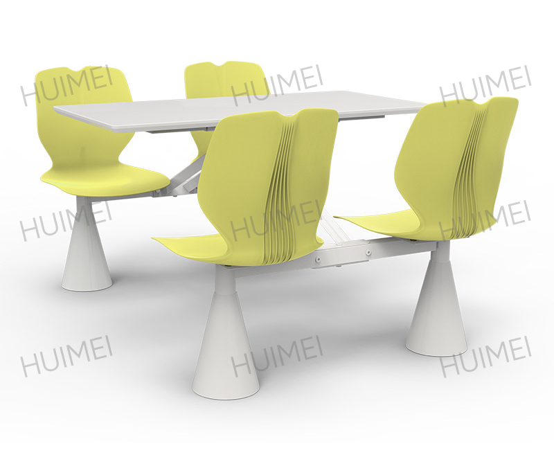 Mesa y sillas de comedor de una pieza
